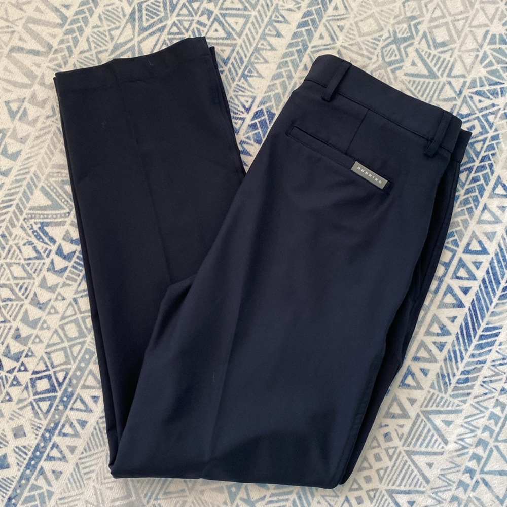 Dunning Navy Blue Men’s Golf Pants - Size 33/30